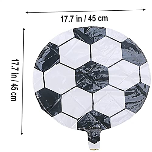 BinaryABC Soccer Balloons,Football Party Supplies,18 Inch,(10pcs) - Image 3