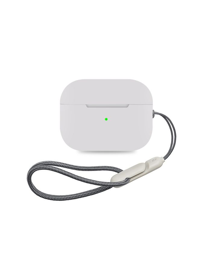 Raxoom Case Cover For AirPods Pro 2 Earphone Silicone Protective Case Light Grey