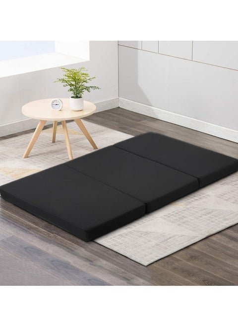 Folding Floor Mattress – Portable Guest Bed for Home, Travel & Camping | 3-Panel Design, 180 * 120 * 10 – Space-Saving, Comfortable & Easy to Store