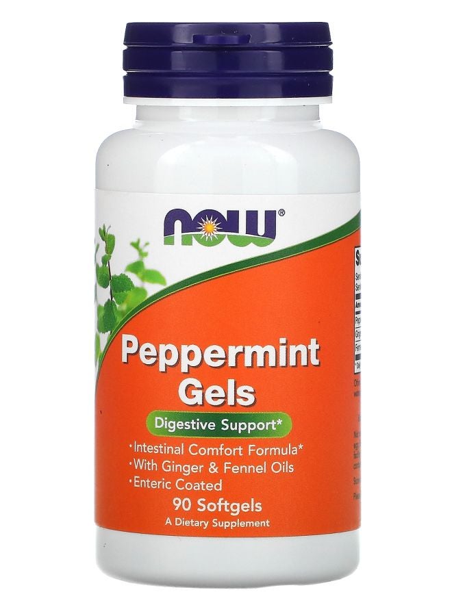 now Peppermint Gels 90 Softgels