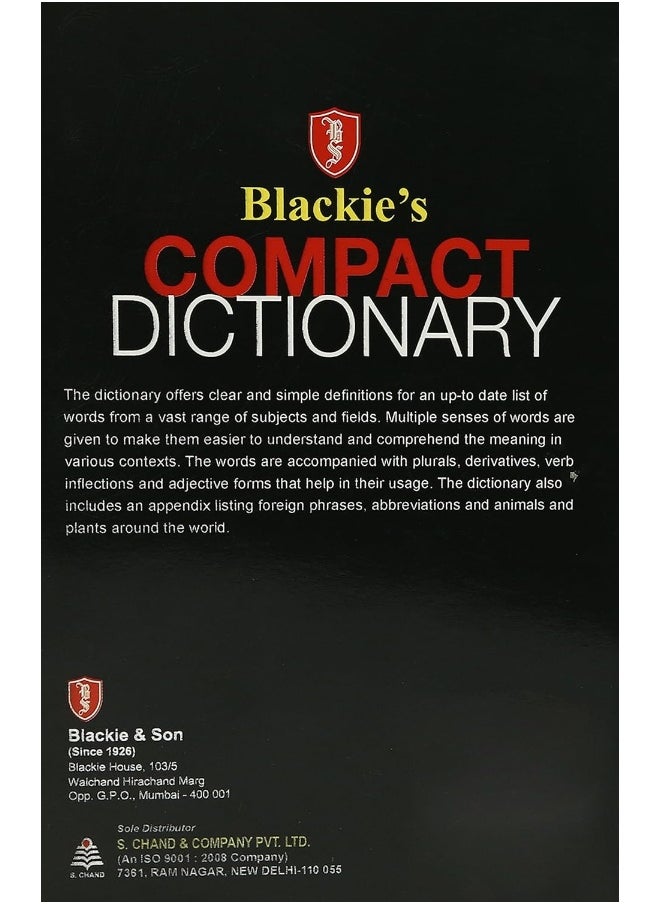 null - Blackie's Compact Dictionary - Image 1