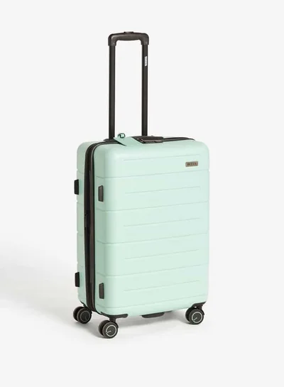 وايف Men Textured Hardcase Luggage Trolley Bag with Retractable Handle