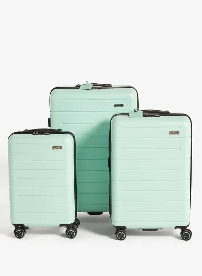 وايف Men Textured Hardcase Luggage Trolley Bag with Retractable Handle