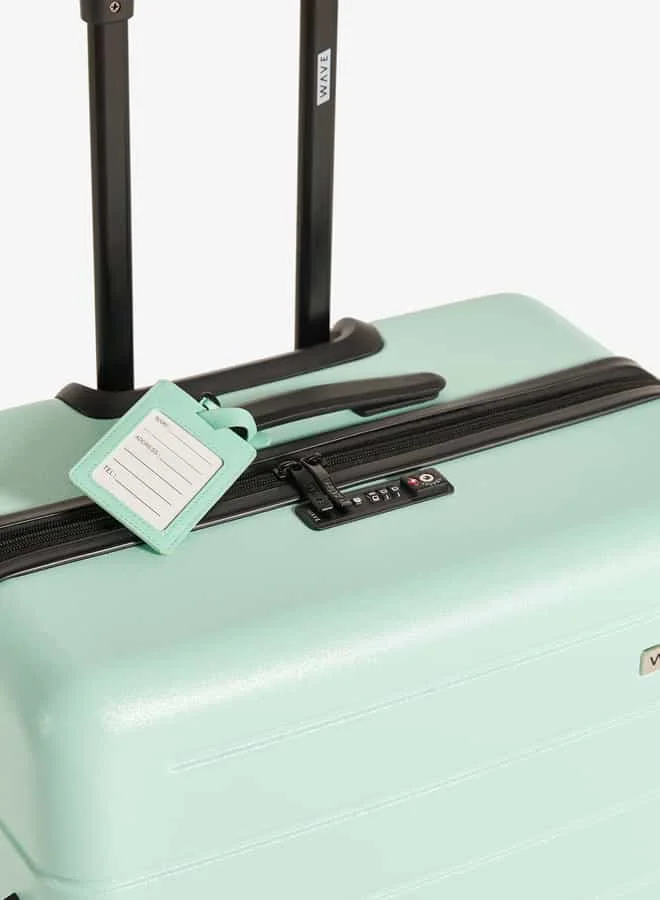 وايف Men Textured Hardcase Luggage Trolley Bag with Retractable Handle