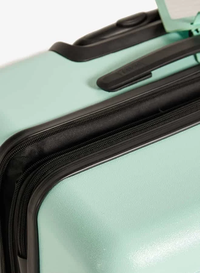 وايف Men Textured Hardcase Luggage Trolley Bag with Retractable Handle