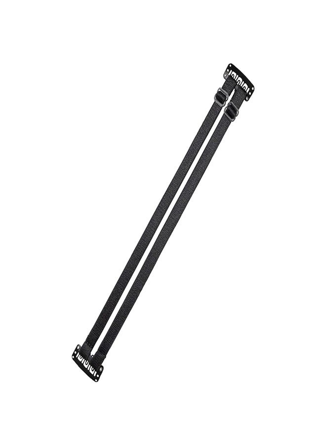 EKIND Reusable Face Lifting Band with Clips Patch Straps Adjustable Hairpin Invisible Facial Contour Belt for Facial Wrinkles Saggy Skin(Dual Strap,Black) - Image 1