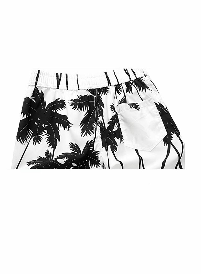 KASTWAVE سروال سباحة للأولاد، شورت شاطئ مموه سريع الجفاف مع بطانة شبكية، شورت سباحة للأولاد شورت شاطئ لركوب الأمواج، ملابس سباحة للمراهقين سريعة الجفاف، سروال شاطئ صيفي لركوب الأمواج، سروال عصري للأطفال (L) - Image 2