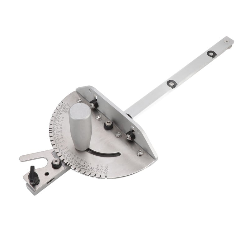 Miter Gauge Wear Resistant Aluminum High Accuracy Table Saw Miter Gauge for Woodworking - Image 1