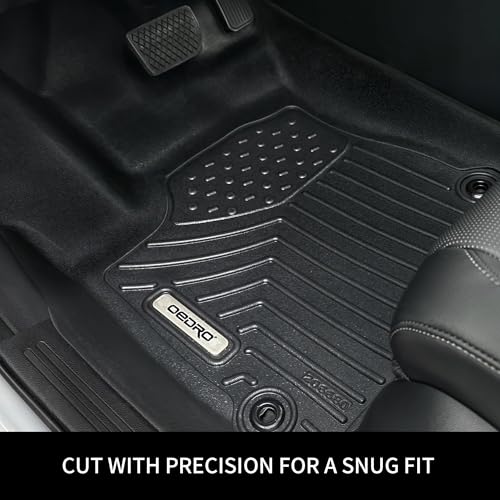 OEDRO Custom Fit Floor Mats for 2013-2018 Dodge Ram 1500 Quad Cab, 2019-2024 Dodge Ram 1500 Classic Quad Cab (NOT for New Body), All Weather Front & 2nd Seat Floor Liners - Image 3