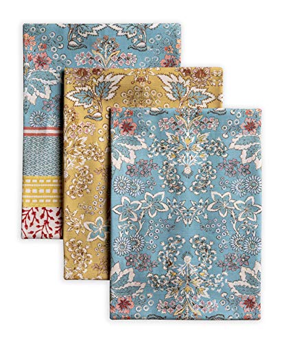 Maison d' Hermine Kitchen Towels Set of 3 100% Cotton 27.50" x 20" Reusable Cloth Tea Dish Towels Absorbent with Hanging Loop for Kitchen, Home, Dining, Cocktail Parties Spring/Summer (Marquise) - Image 1