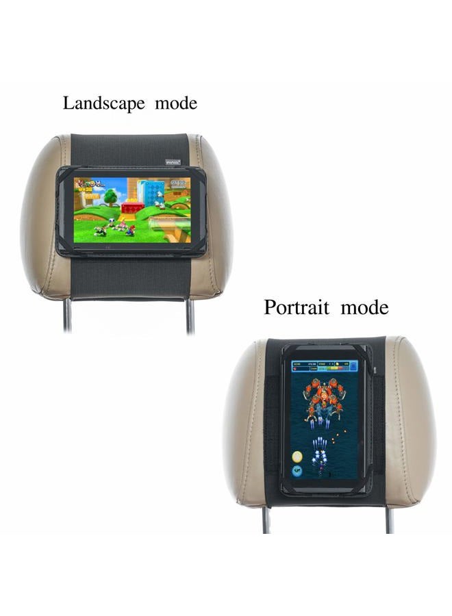 WANPOOL Switch Car Holder, Car Headrest Mount Holder Compatible with Nintendo Switch and Other 7 Inch Tablets - Image 2