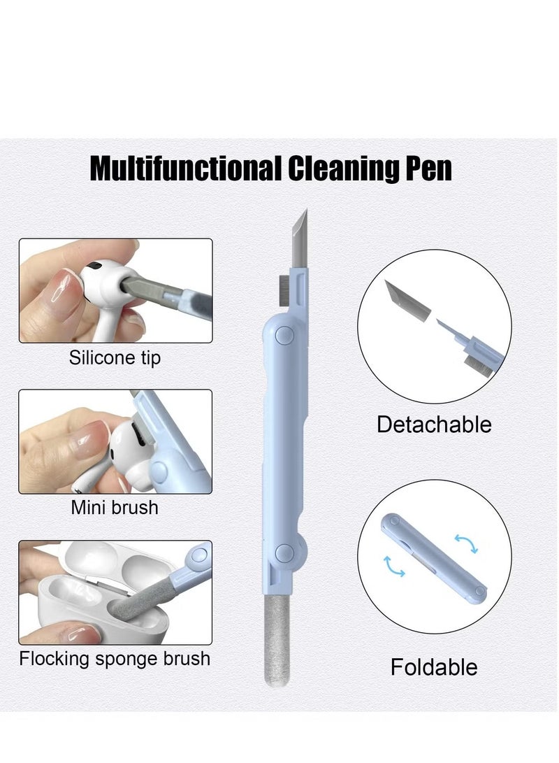 M MIAOYAN 7 in 1 Electronic Cleaner Kit, Keyboard Cleaner Kit with Brush, 3 in 1 Cleaning Pen, Multifunctional Cleaning Kit for Earphone, Keyboard, Laptop, Phone, PC Monitor - Image 4