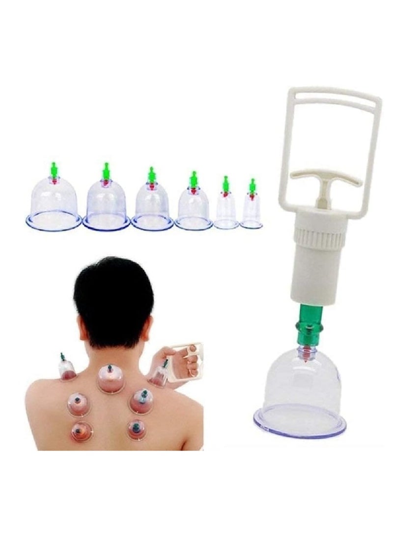 12 Cups Bio Magnetic Traditional Chinese Cupping Therapy Cup Set Vacuum Cupping Set For Pain Relief - Image 1