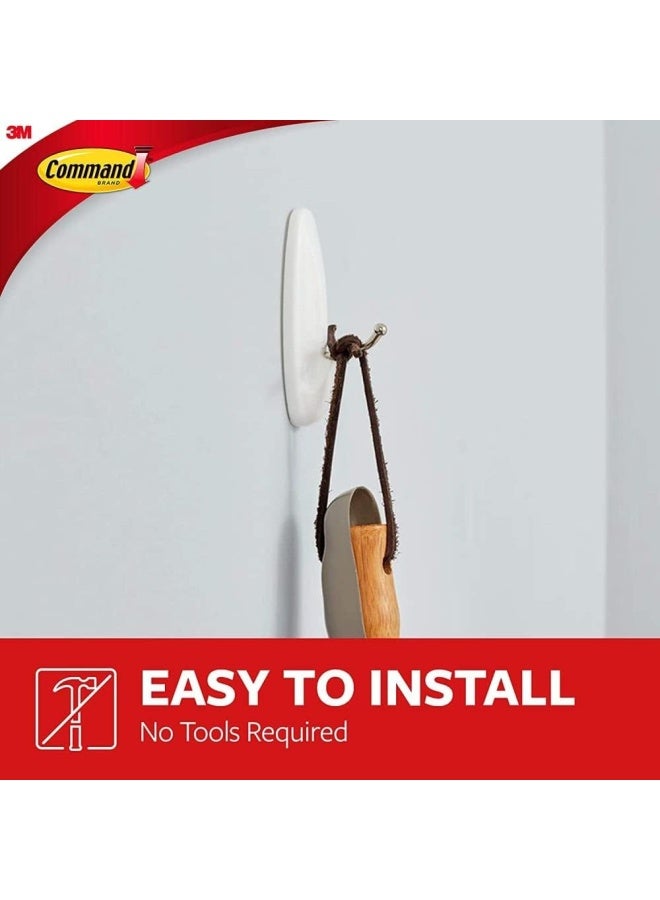 Command Wire Hooks Value Pack, Medium, White, 7-Hooks (17068-7Es) - Image 4