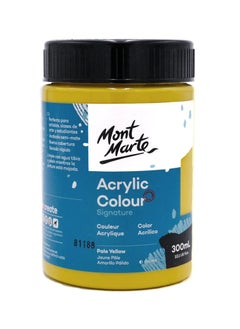 Mont Marte Mont Marte Acrylic Colour Paint 300ml - Pale Yellow 
