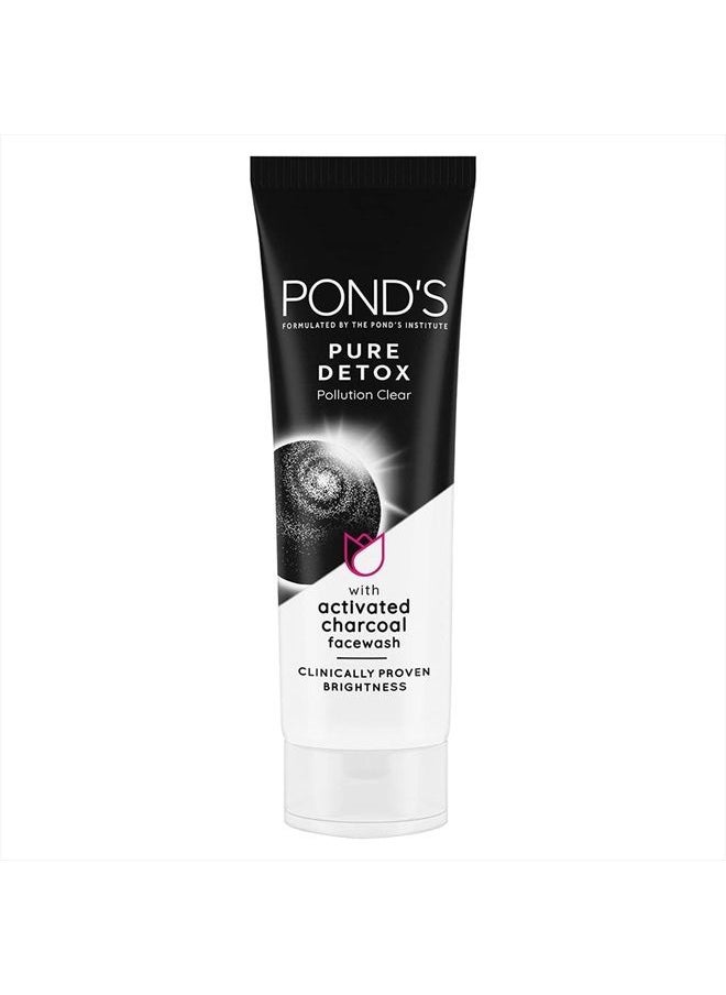 Pond's Ponds Pure White Deep Cleansing Facial Foam Face Wash  - Image 1