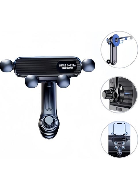 360 Degree Rotating Metal Car Phone Holder 5 Claw Long Arm Heat Resistant Suction Cup Dashboard Windshield Air Vent Mount For All Smartphones