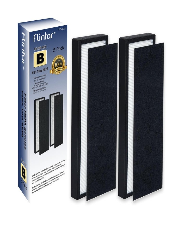 Flintar FLT4825 Filter B, Compatible with G-Guardian Tower Air Purifier AC4825, AC4300, AC4850PT, AC4900CA, CDAP4500, AP2200, and also works for Oransi Finn, 2-Pack - Image 1