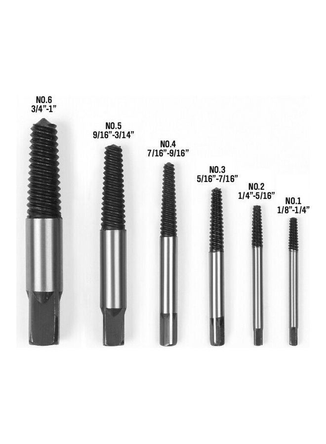 6-Piece Screw Extractor Multicolour - Image 5