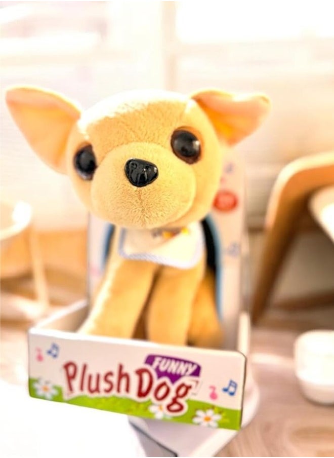 Generic - Cute stuffed dog interacts with kids, wagging his head and tail and making fun and cheerful sounds while walking, singing and dancing - Image 1