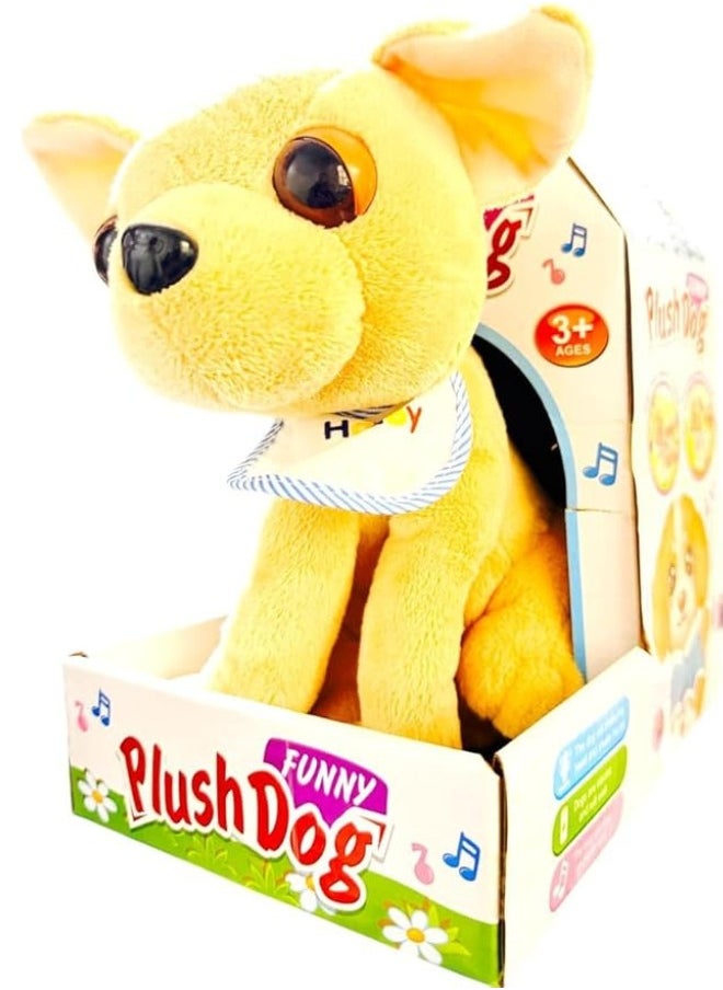Generic - Cute stuffed dog interacts with kids, wagging his head and tail and making fun and cheerful sounds while walking, singing and dancing - Image 1