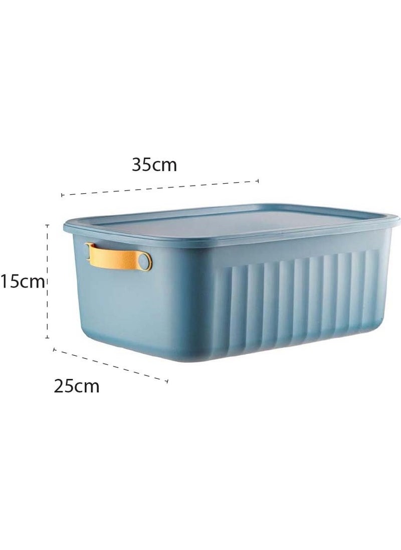 Devigo 1 Piece 10 Liter Storage Box with Handle, Multi-Purpose Organizer Box with Lid, Decorative Storage Box, 35X25X15CM  - Image 2