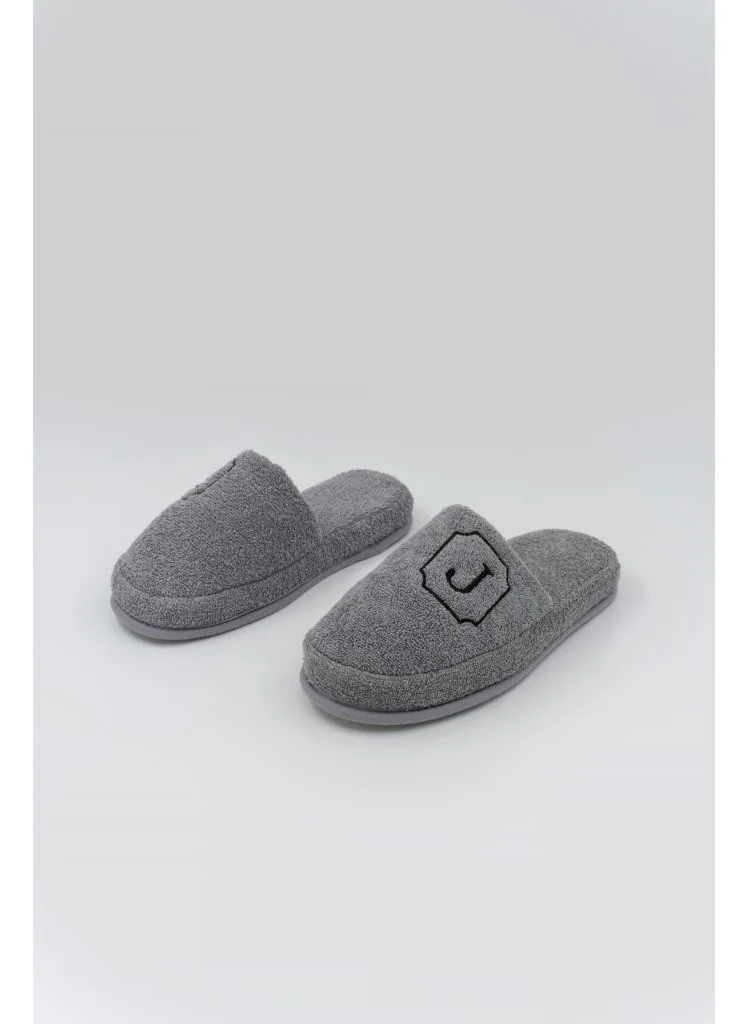 Ender Home Letter J Towel Bathroom Home Hotel Maternity Slippers Thick Sole Slippers