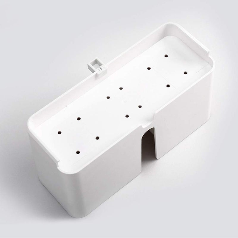 Hyderon Self Adhesive Magic Sticker ABS/Plastic Wall Mounted Multipupose Toothbrush Holder with Drain Tray for Kitchen & Bathroom - Image 5