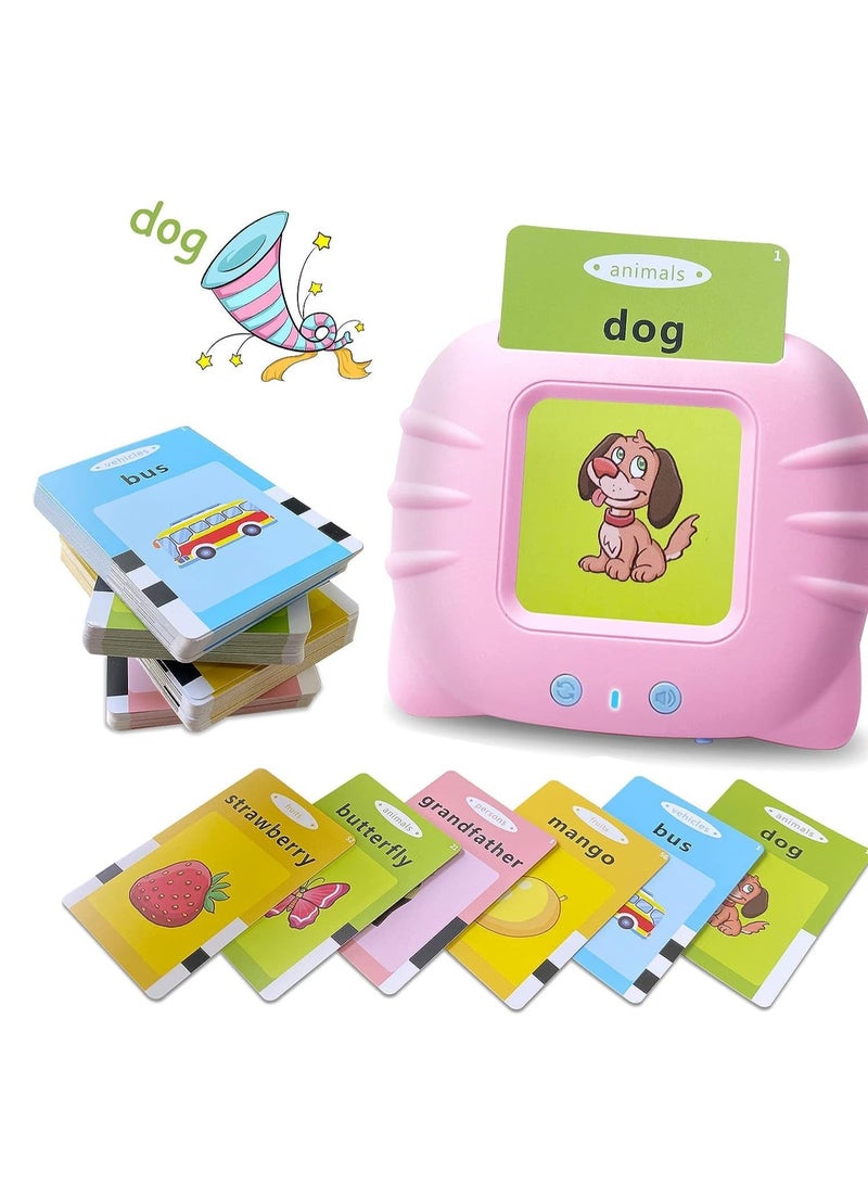 ELTRAZONE Talking Flash Cards Educational Toys - Talking Flashcards Learning Toys for Toddlers - Montessori Toys Flash Cards for Age 2 3 4 5 6  - Image 1