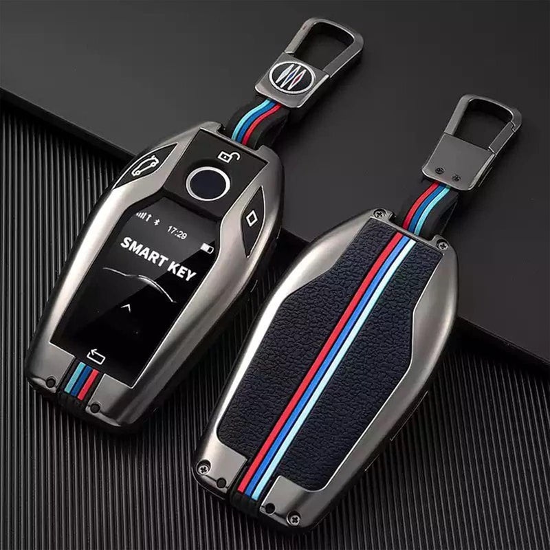 إكسفور حافظة لمفتاح عرض BMW، غطاء متين من سبائك الزنك للمفتاح الذكي، مناسب لموديلات BMW، غلاف واقٍ - Image 1