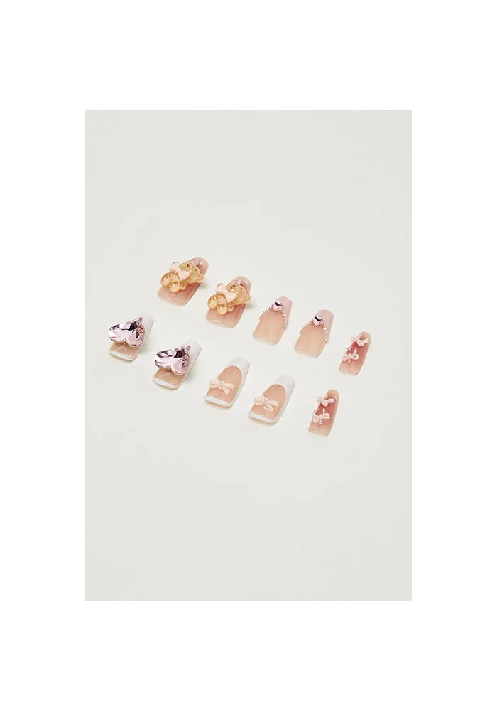 R&b Wearable Stick-On Nails Set