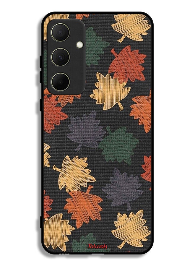 Tolwak Samsung Galaxy A35 5G Protective Case Cover Autumn Leaves Art - Image 1