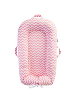 Newborn Lounger Cover Dock A Tot Covers Only 100% Cotton Co Sleeping Nest Sleep Pod Extra Replacement Cover Girls (Fits Dockatot Deluxe+) (Pink Chevron)