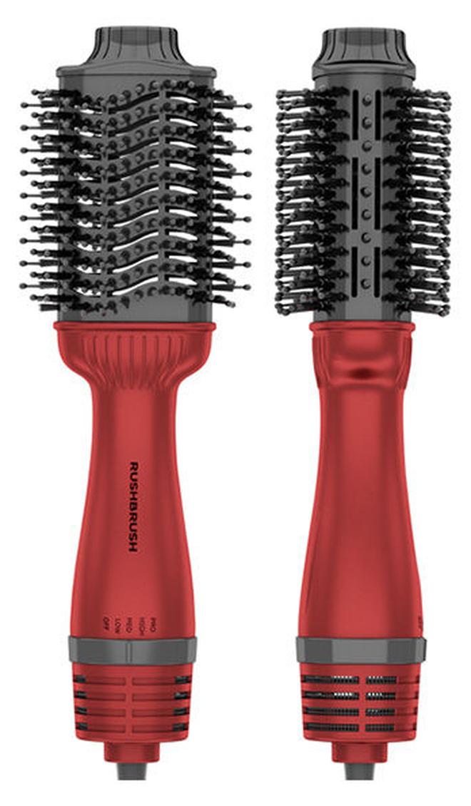 Rush Brush V3 Pro Red Ionic technology Hair Brush 1400W With 4 Heat And 3 Speeds - Image 1