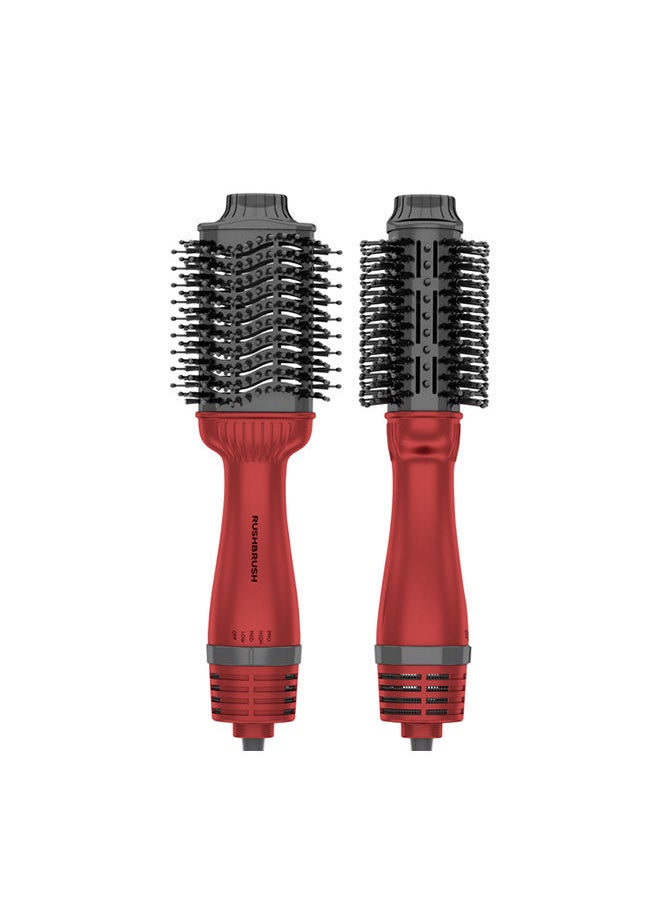 Rush Brush - V3 Pro Red Ionic technology Hair Brush 1400W With 4 Heat And 3 Speeds - Image 1