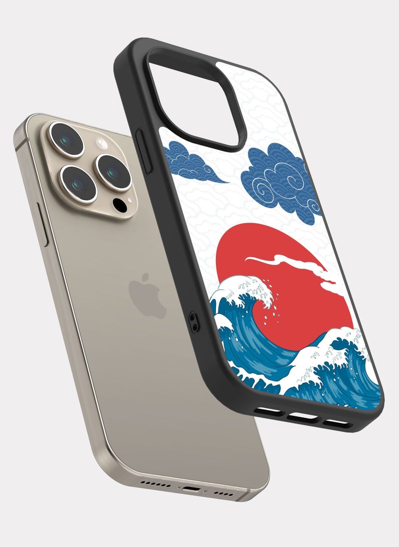 بكسلات كفر ايفون 15 برو فن ياباني احمر - Image 2