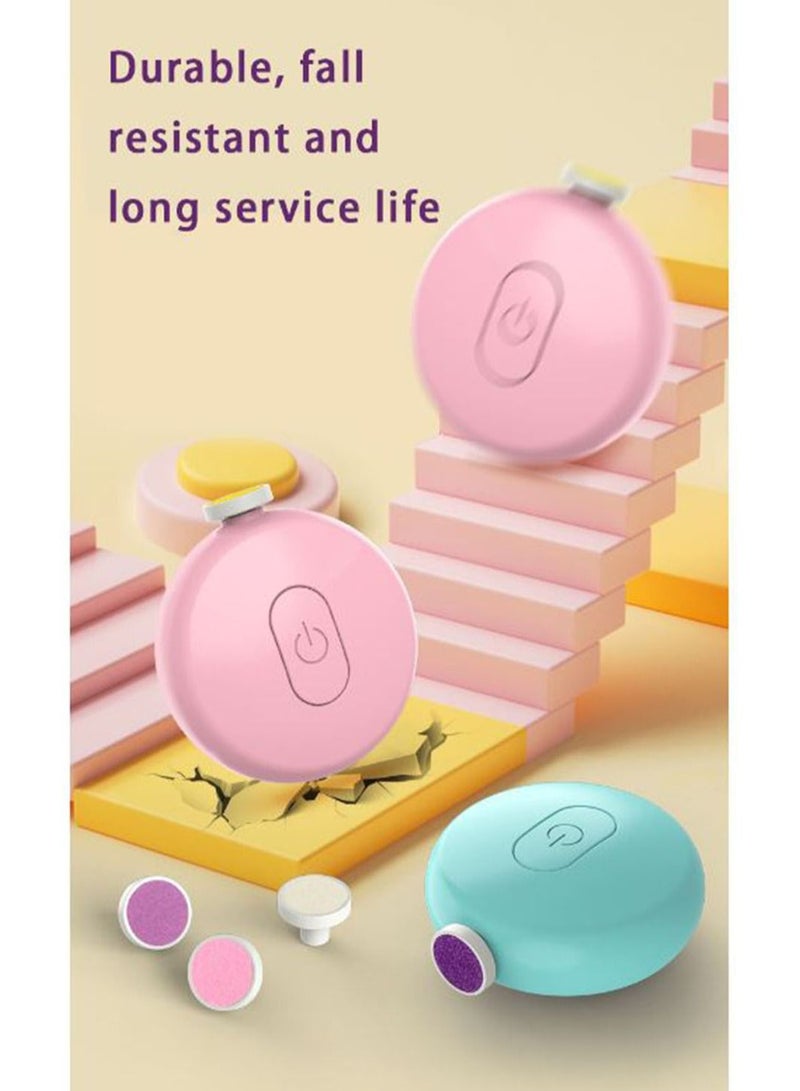 Filly Pink Electric Baby Nail Trimmer Nail Polisher Baby Nail Polisher Grinder Kit for Baby and Adults - Image 3