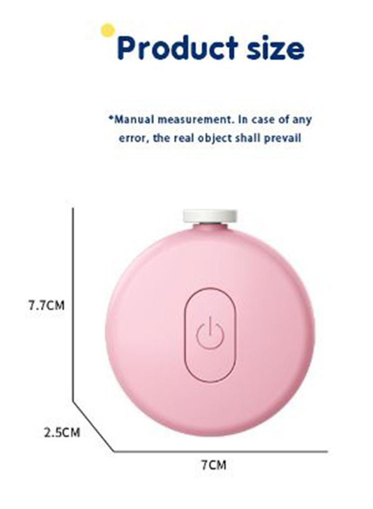 Filly Pink Electric Baby Nail Trimmer Nail Polisher Baby Nail Polisher Grinder Kit for Baby and Adults - Image 5