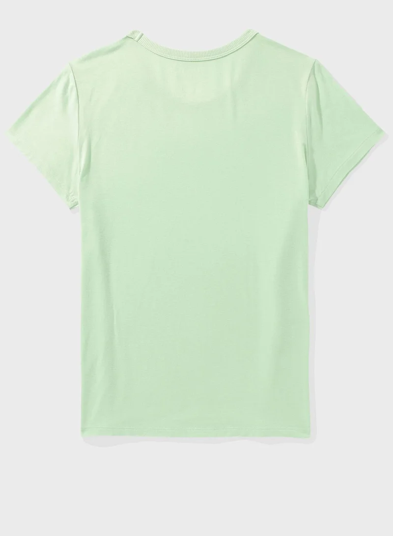 امريكان ايجل Crew Neck Half Sleeve T-Shirt