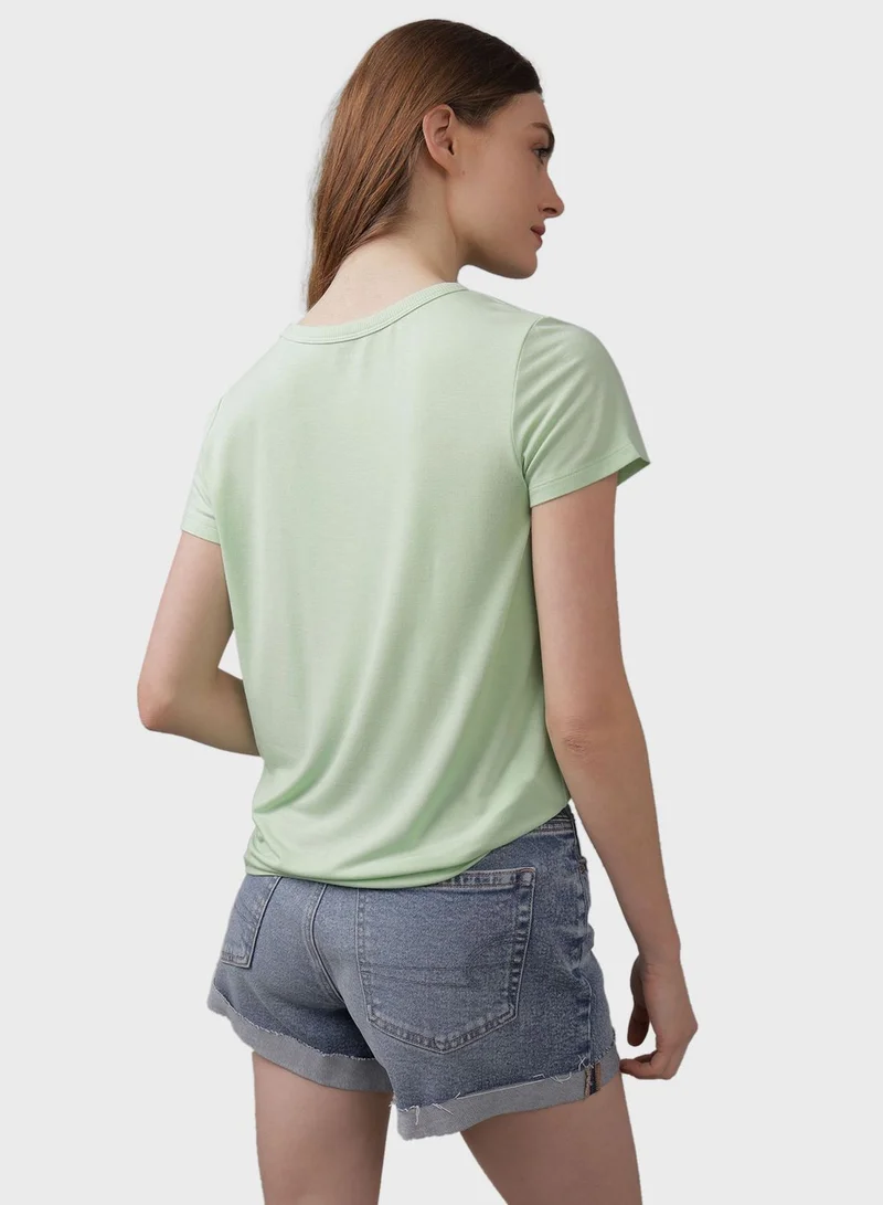 امريكان ايجل Crew Neck Half Sleeve T-Shirt
