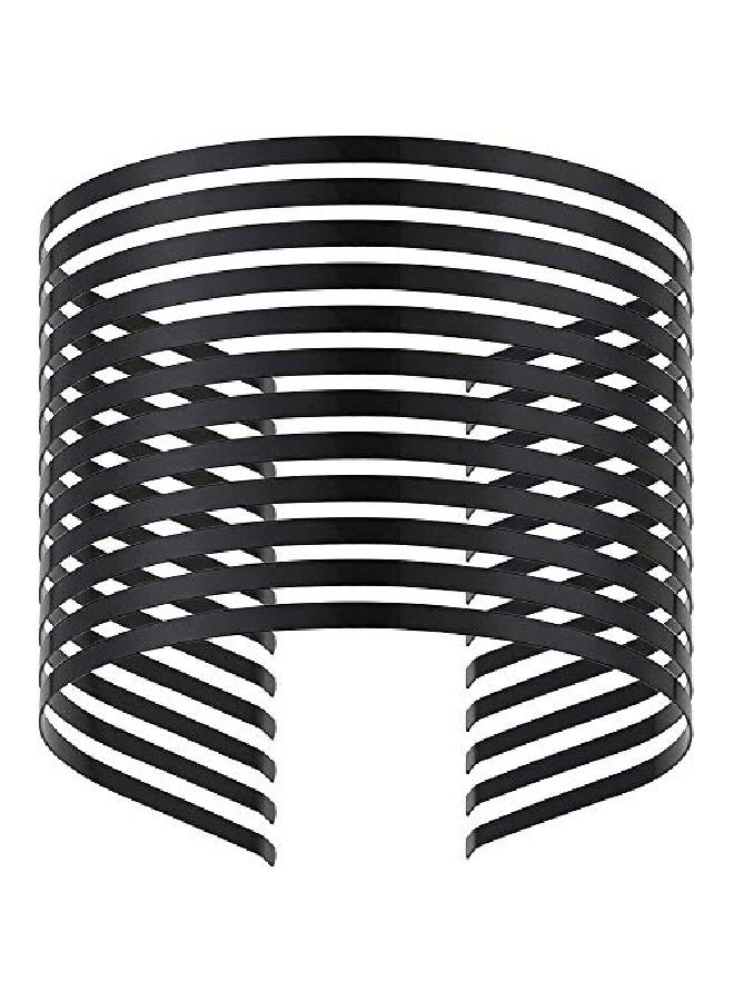 ONWON 12 Pieces Smooth Metal Headbands Frames In Black Tone For Diy Tiara Base Blank Hairband Head Bands 3Mm - Image 2
