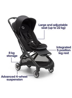 Bugaboo Butterfly Complete Travel Stroller - Black/Midnight Black  - Image 4