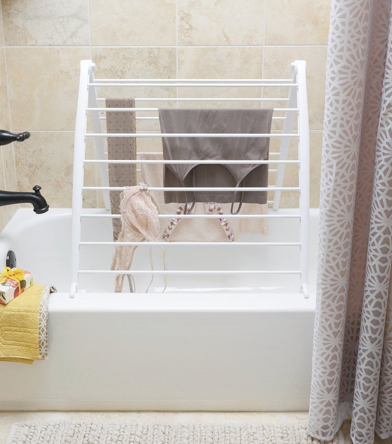Whitmor Spacemaker Drying Rack, White - Image 3