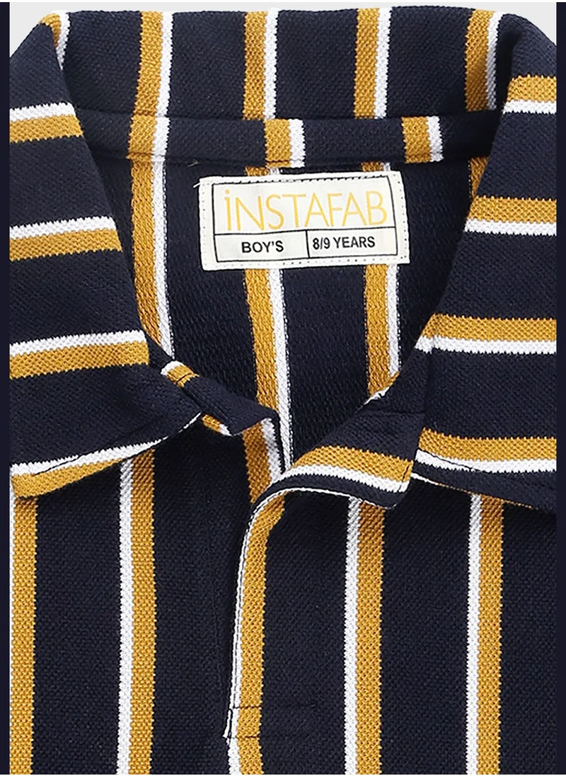 Instafab Striped Tshirt