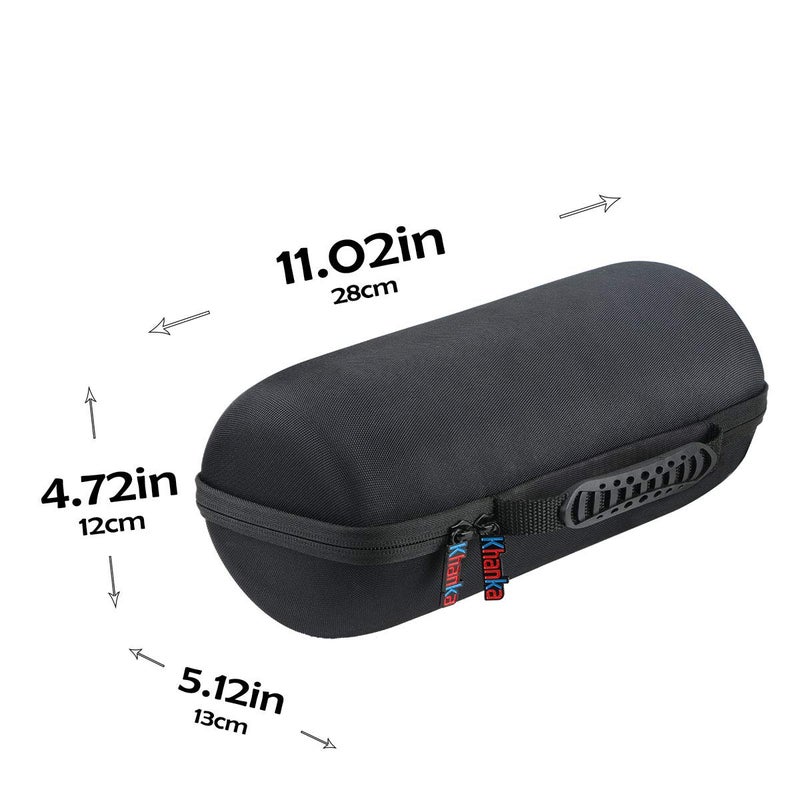 khanka Hard Travel Case Replacement for Bose Portable Smart Speaker (Square Triple Black) - Image 5