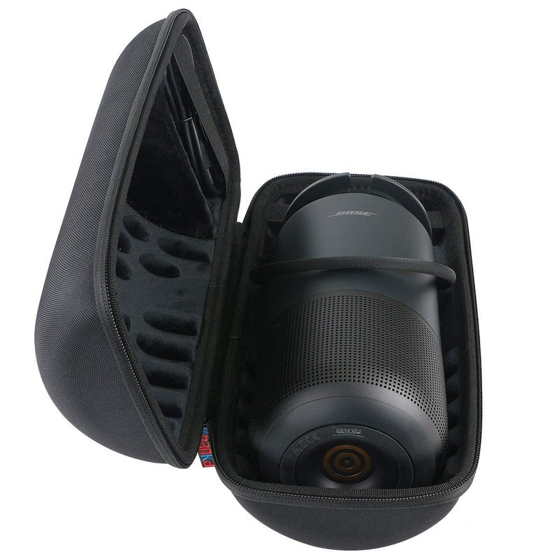 khanka Hard Travel Case Replacement for Bose Portable Smart Speaker (Square Triple Black) - Image 3