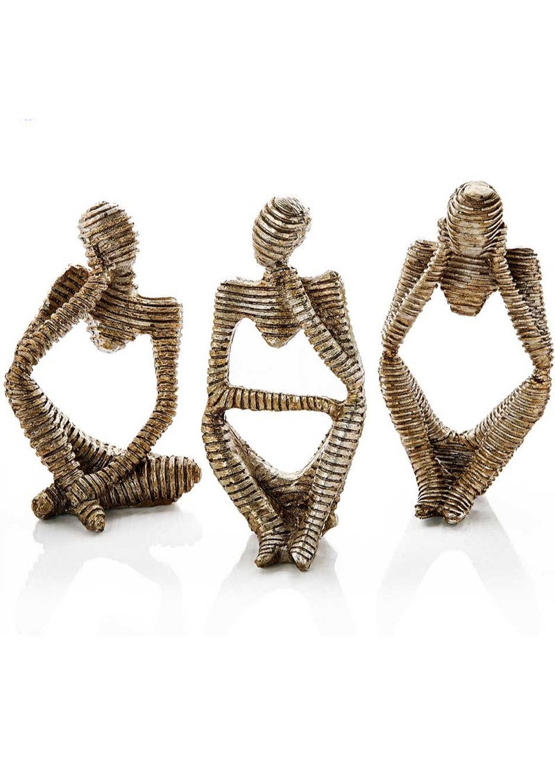 مجموعة تمثال الرجل المفكر - التصميم 3 - Image 4