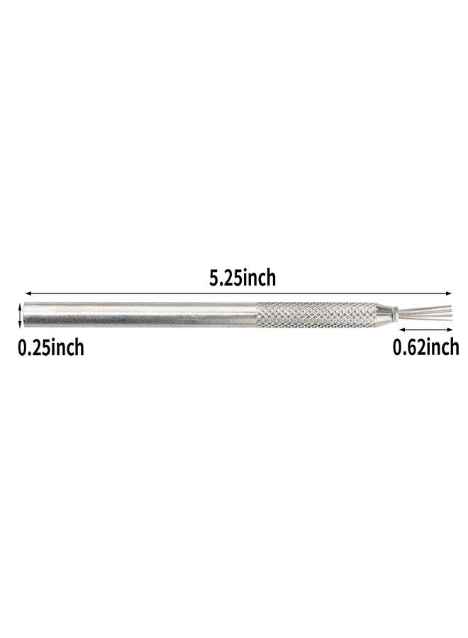 HSYMQ 2Pack Clay Needle Tools, Wire Feather Texture Tool for Ceramic Polymer Pottery Clay Sculpting, Texturing, Modeling - Image 2