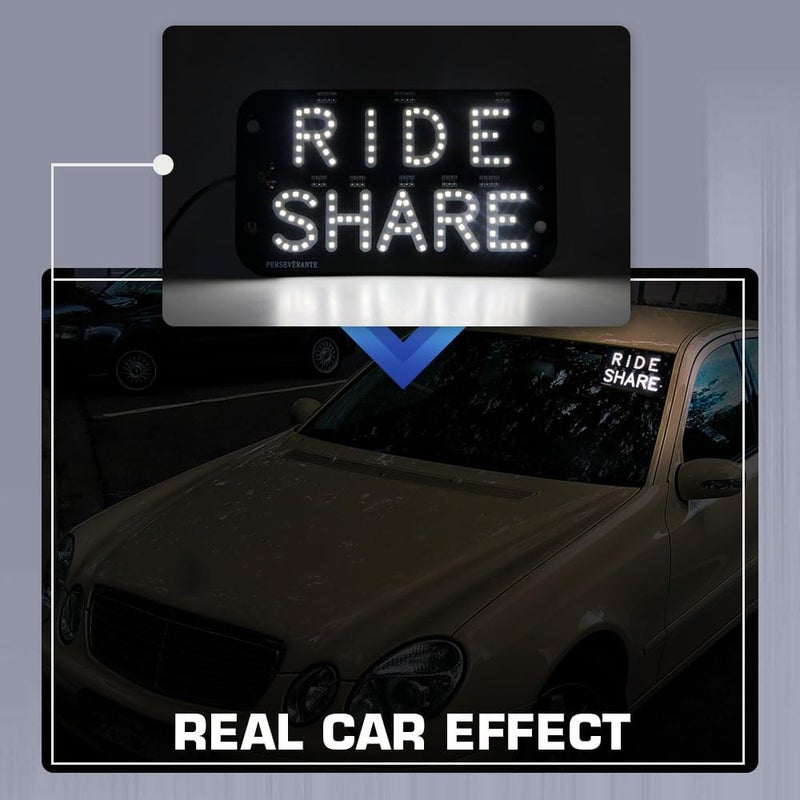 YSY LED Rideshare Sign with USB Cable - Image 4