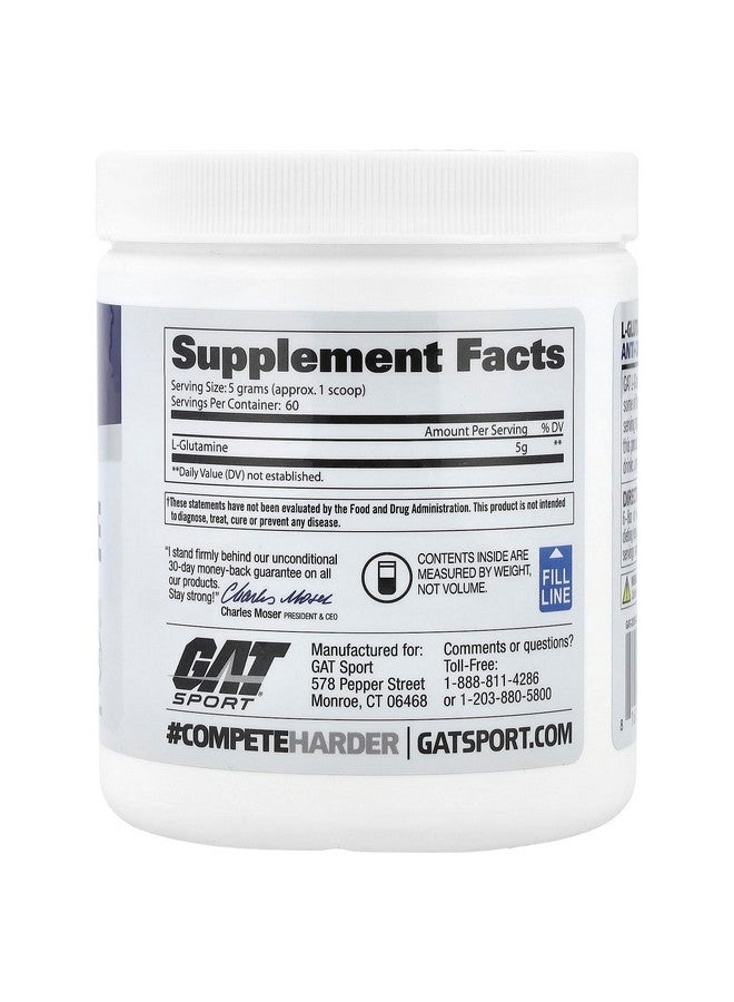 GAT SPORT GAT SPORT L-Glutamine Unflavored 10.58oz 300g - Image 2
